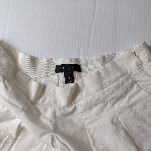 J.Crew Pleated Eyelet Skort in White (Ivory) Size 00 - Picture 9 of 13